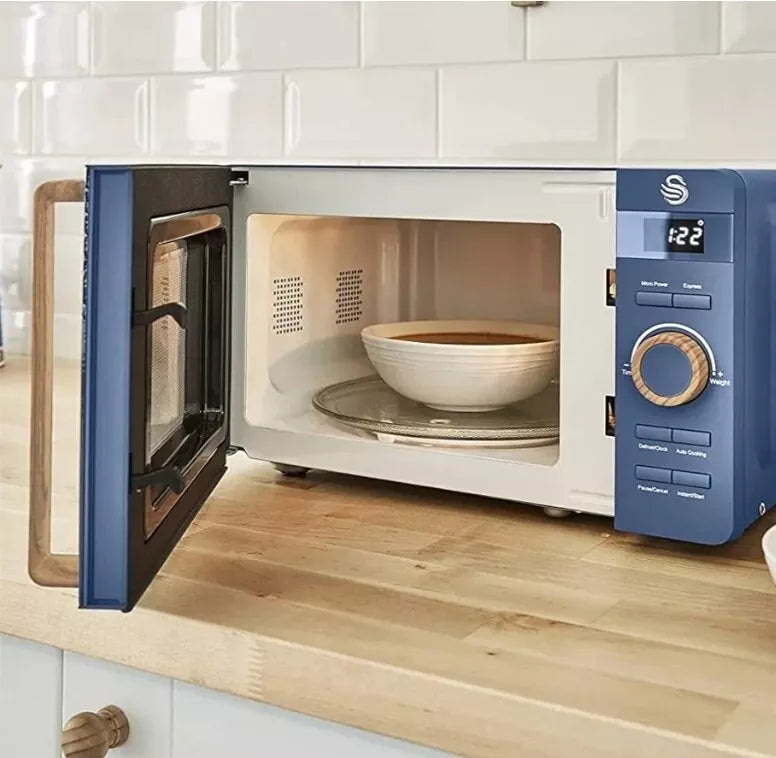 Swan Nordic Blue 20 Litre 800W Digital Microwave