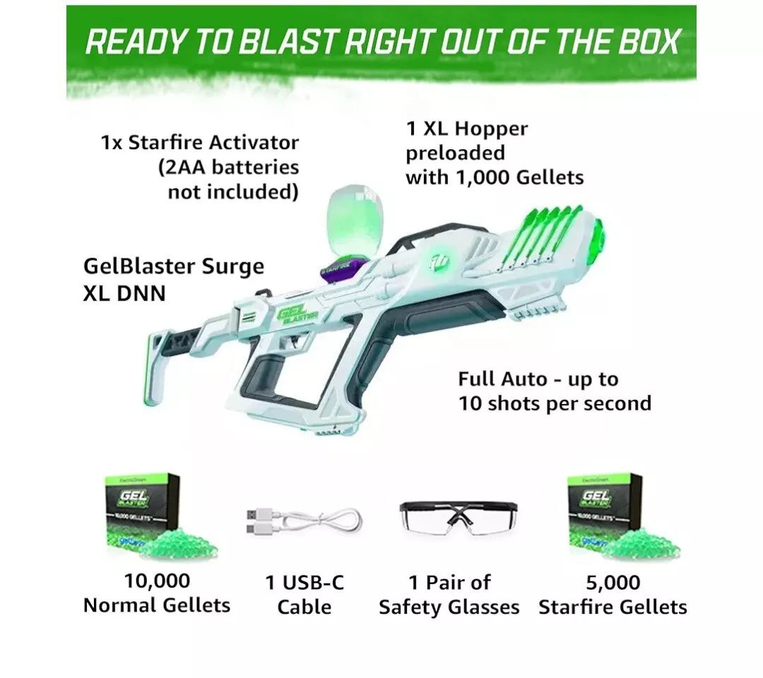 Surge XL Day ‘n Nite - Electric Automatic Shooting Eco friendly Toy